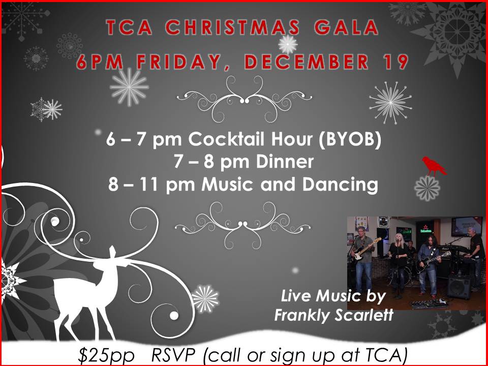 TCA Christmas Gala Friday, December 19