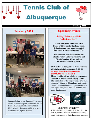 February 2025 Newsletter